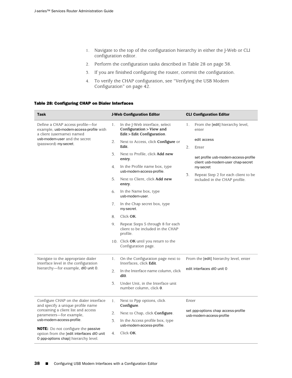Juniper Networks J-Series User Manual | Page 60 / 332