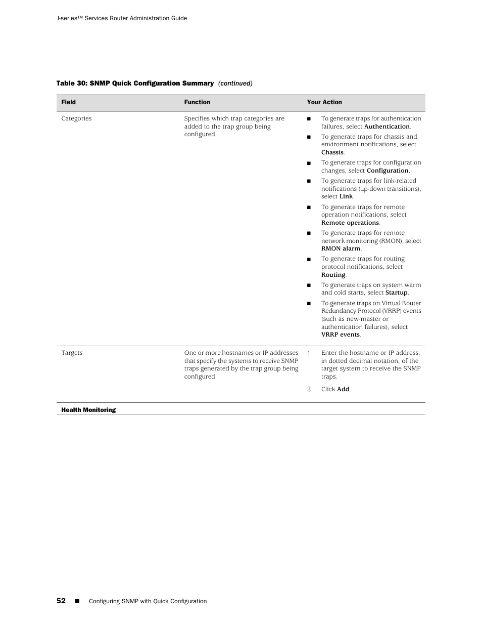 Juniper Networks J-Series User Manual | Page 74 / 332
