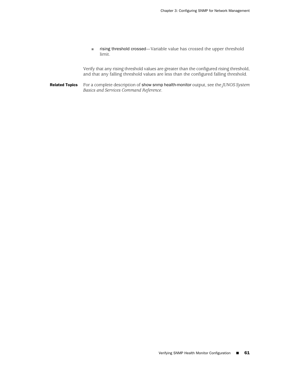 Related topics | Juniper Networks J-Series User Manual | Page 83 / 332