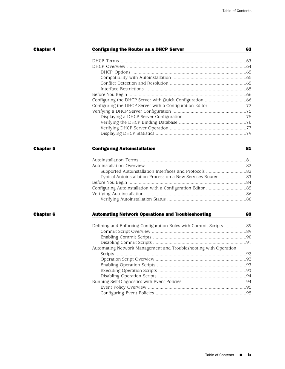 Juniper Networks J-Series User Manual | Page 9 / 332