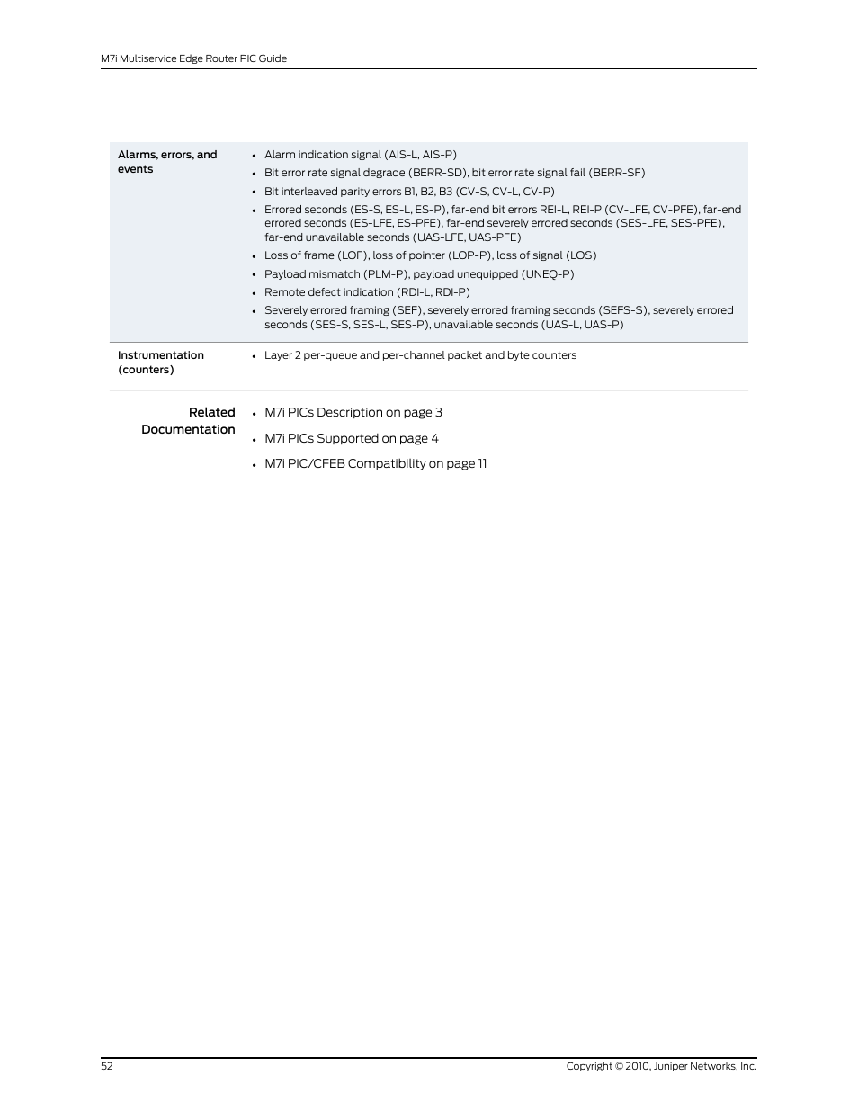 Juniper Networks M7I User Manual | Page 52 / 105