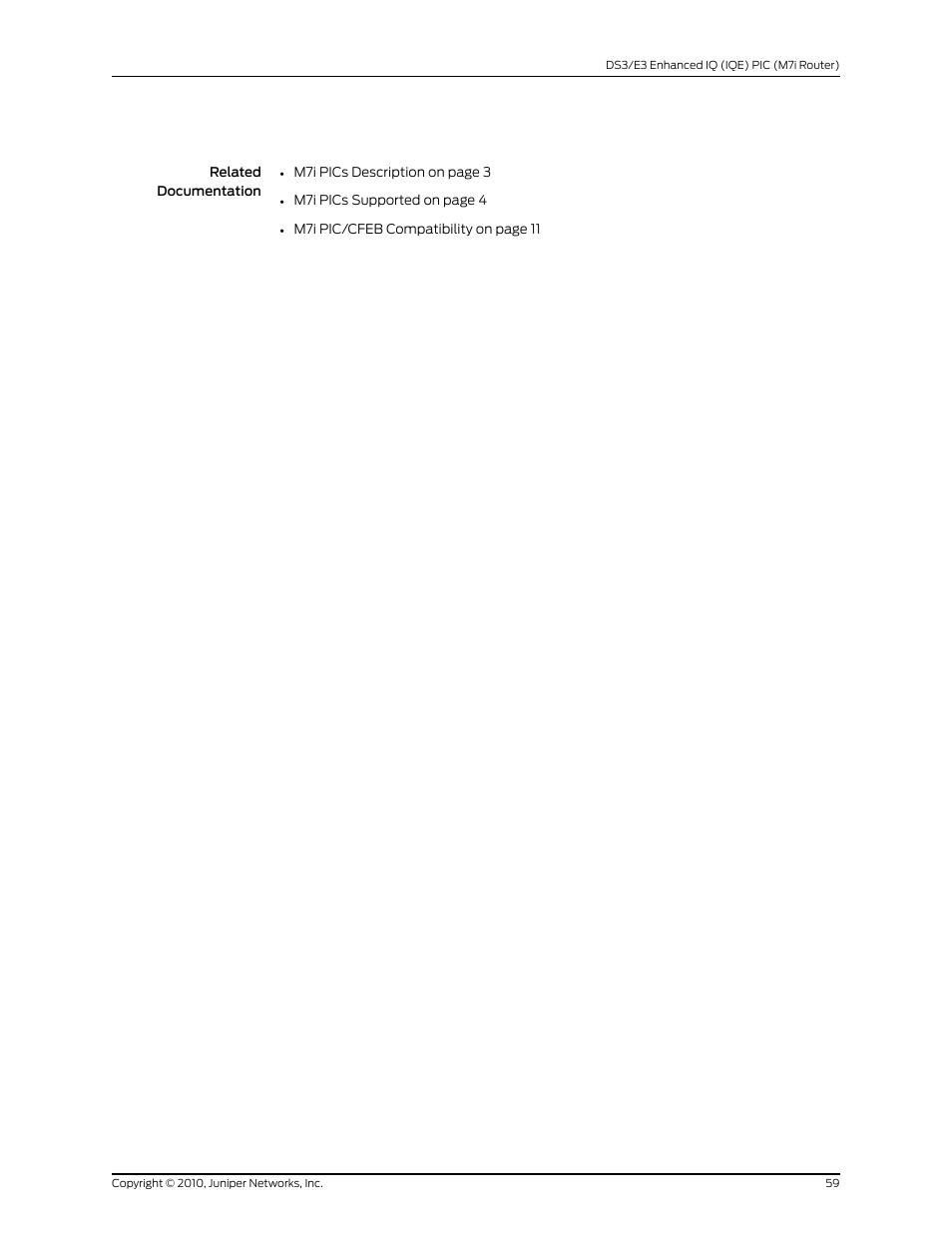 Juniper Networks M7I User Manual | Page 59 / 105