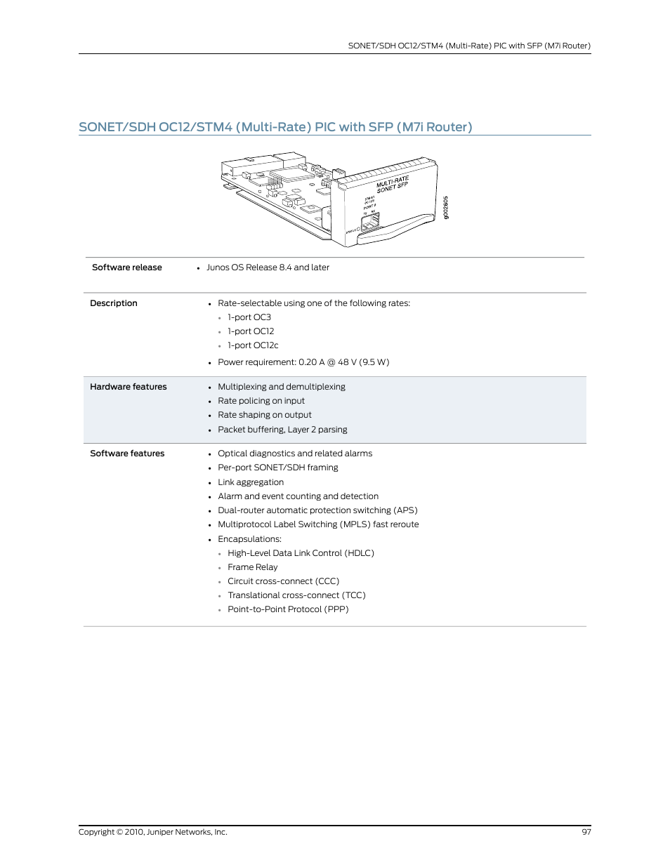 Juniper Networks M7I User Manual | Page 97 / 105