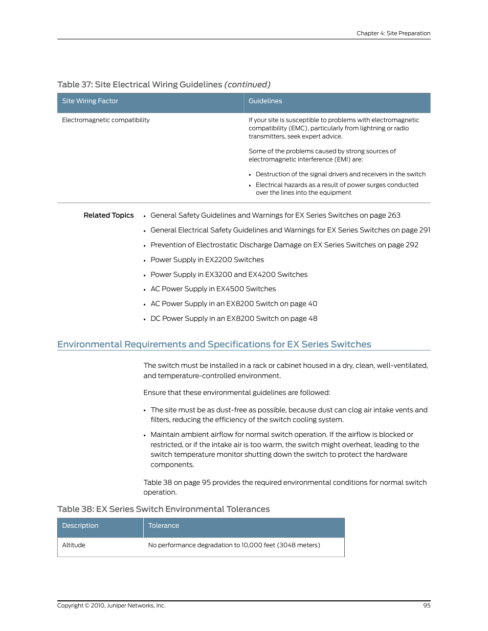 Juniper Networks EX8208 User Manual | Page 121 / 338