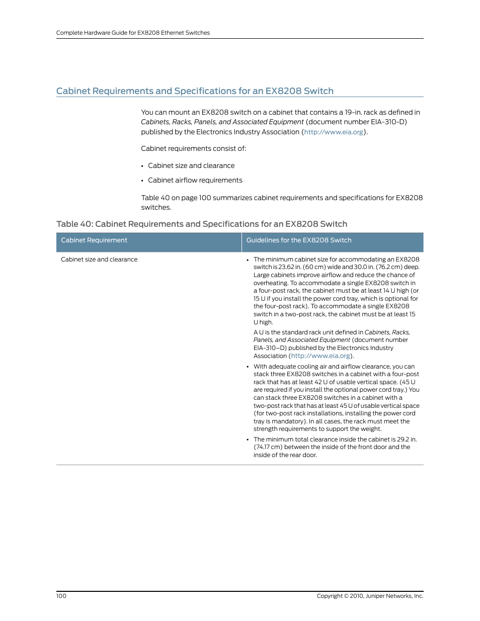 Juniper Networks EX8208 User Manual | Page 126 / 338