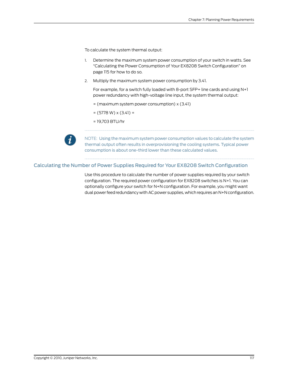 Configuration | Juniper Networks EX8208 User Manual | Page 143 / 338