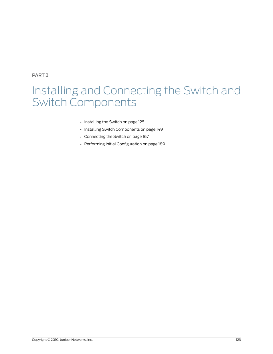 Part 3 | Juniper Networks EX8208 User Manual | Page 149 / 338