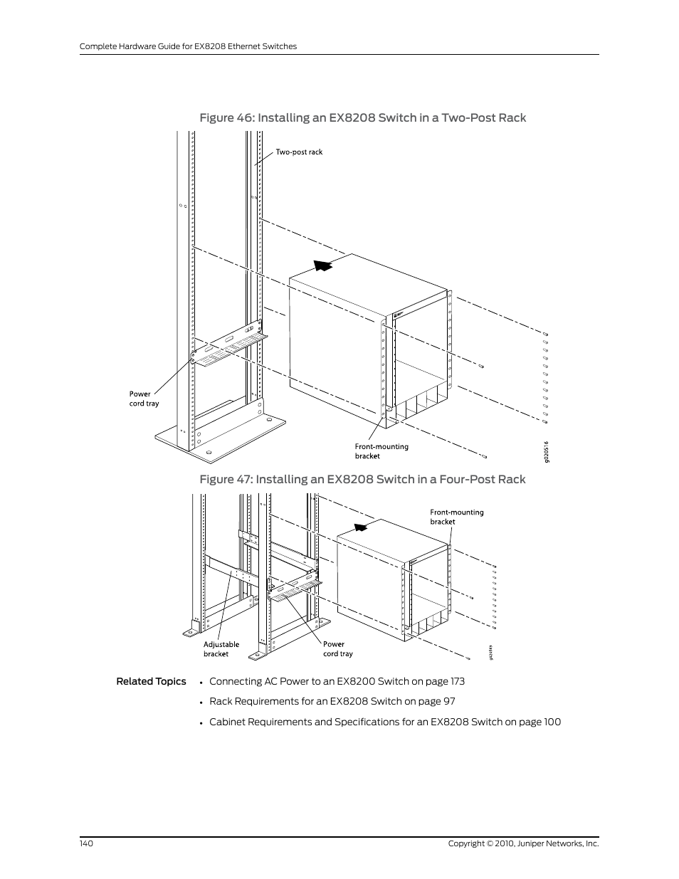 Juniper Networks EX8208 User Manual | Page 166 / 338