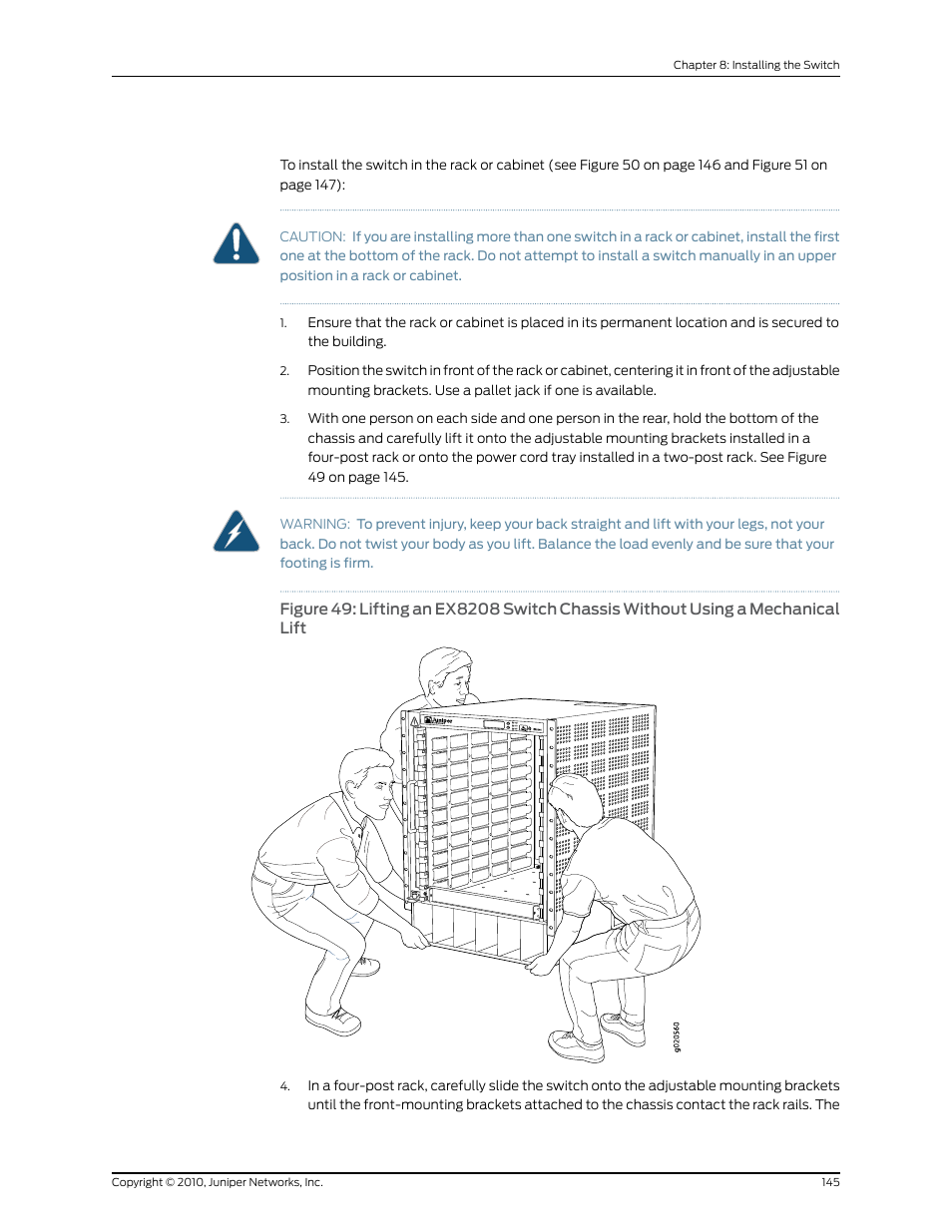 Juniper Networks EX8208 User Manual | Page 171 / 338