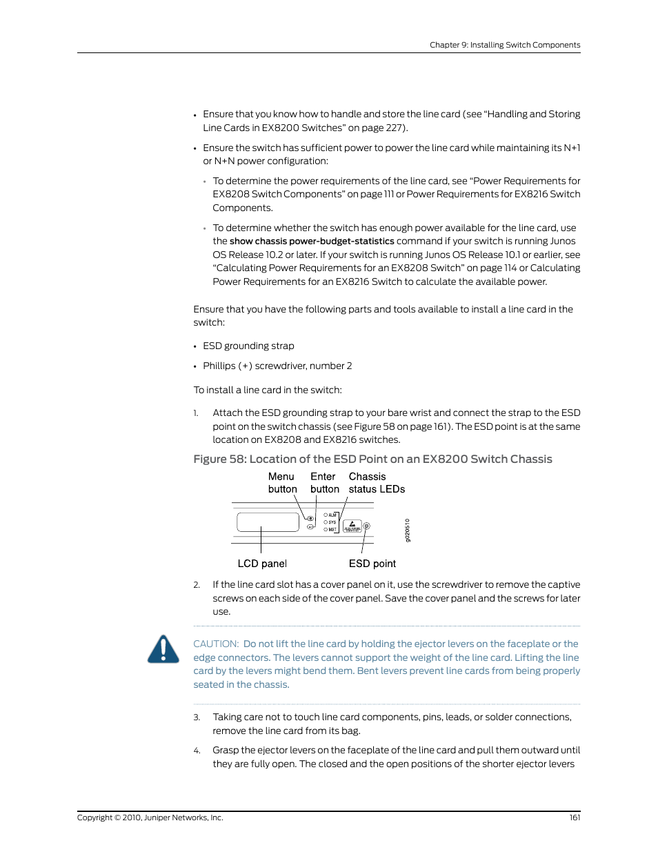 Juniper Networks EX8208 User Manual | Page 187 / 338