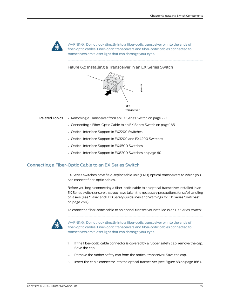 Juniper Networks EX8208 User Manual | Page 191 / 338