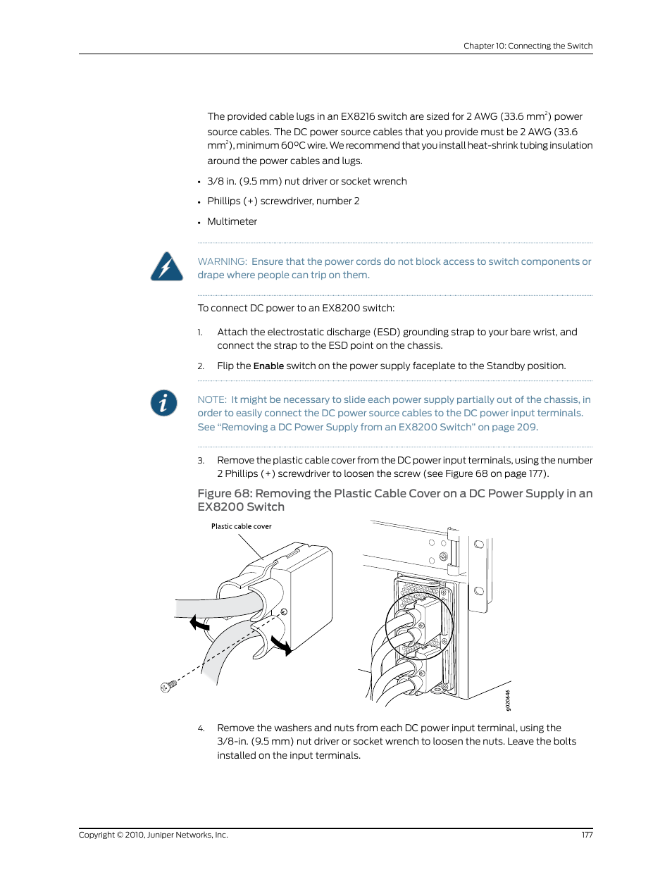 Switch | Juniper Networks EX8208 User Manual | Page 203 / 338