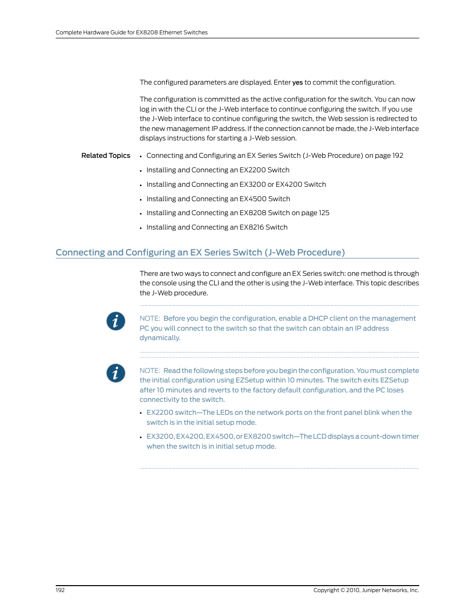 Juniper Networks EX8208 User Manual | Page 218 / 338