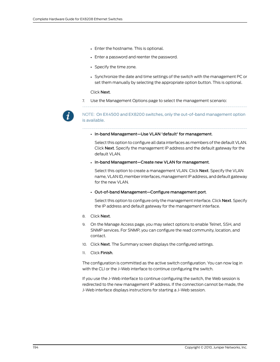 Juniper Networks EX8208 User Manual | Page 220 / 338