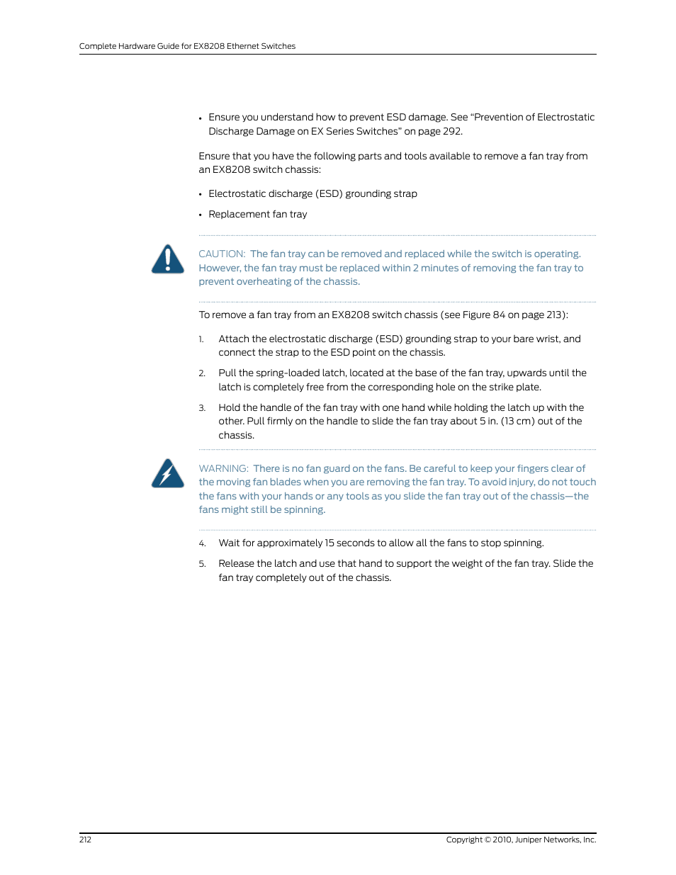 Juniper Networks EX8208 User Manual | Page 238 / 338