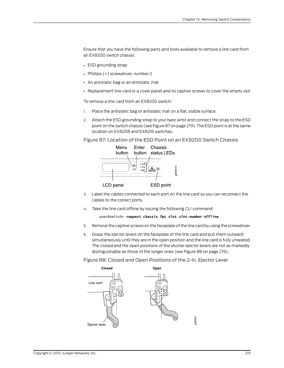 Juniper Networks EX8208 User Manual | Page 245 / 338