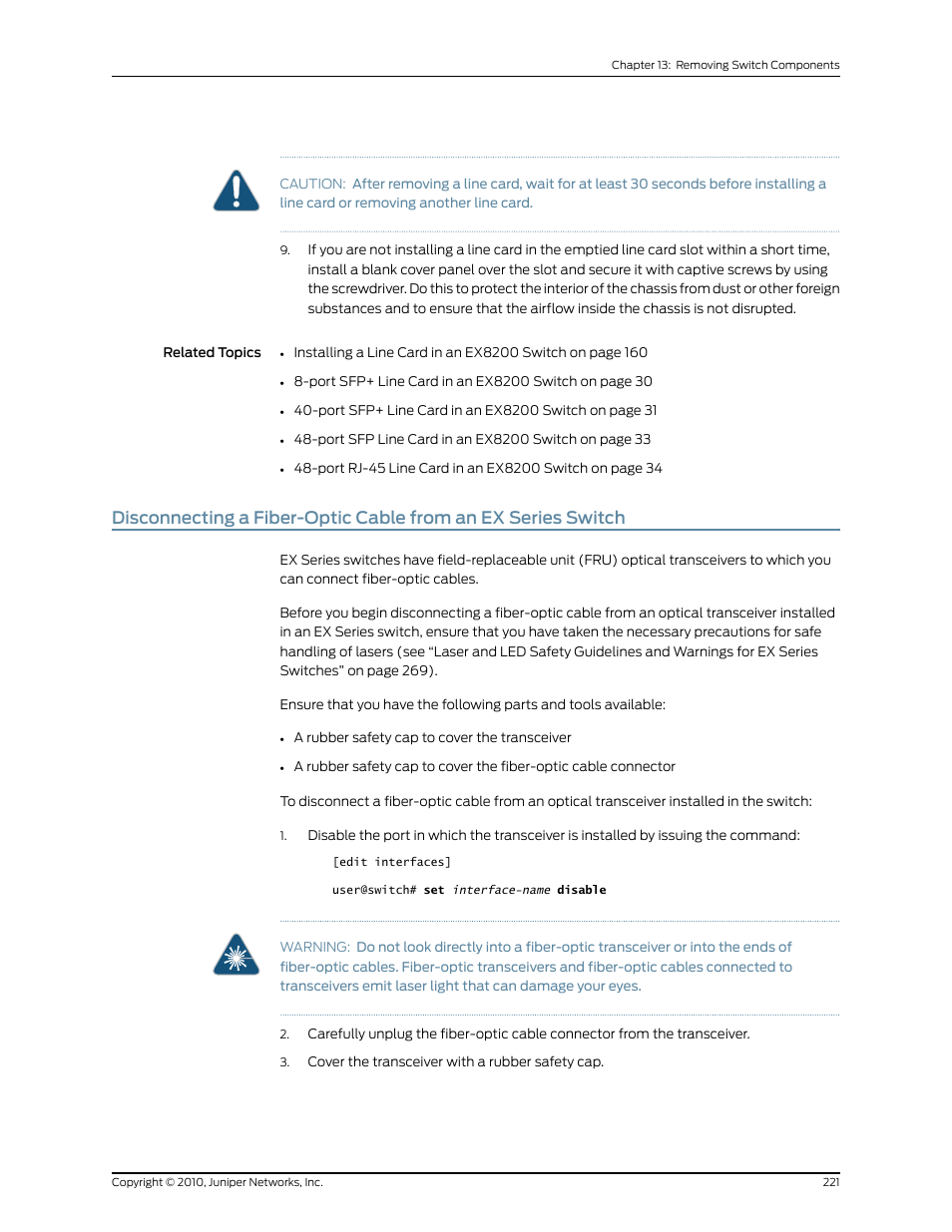 Juniper Networks EX8208 User Manual | Page 247 / 338