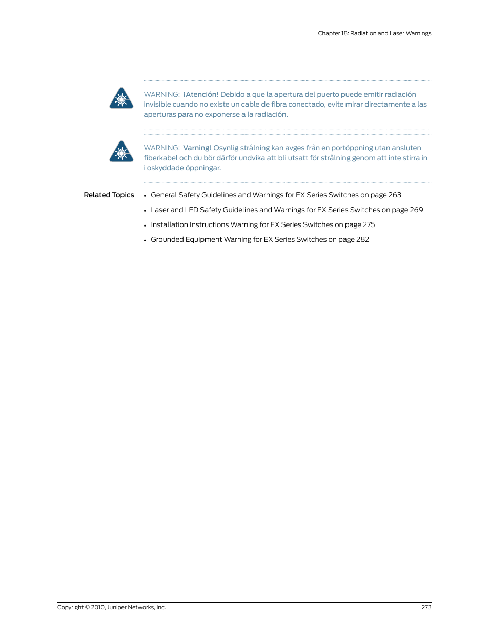 Juniper Networks EX8208 User Manual | Page 299 / 338