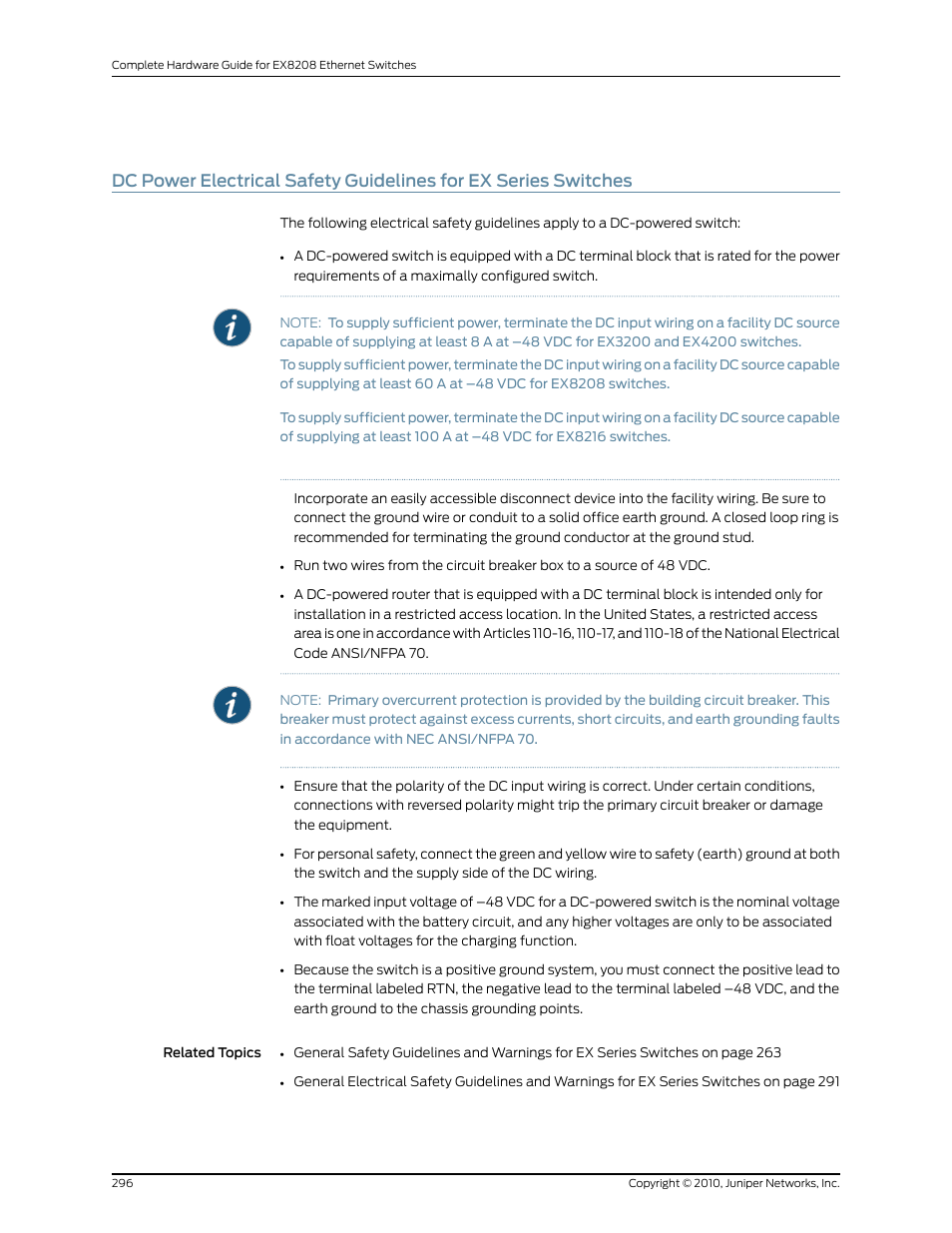 Juniper Networks EX8208 User Manual | Page 322 / 338