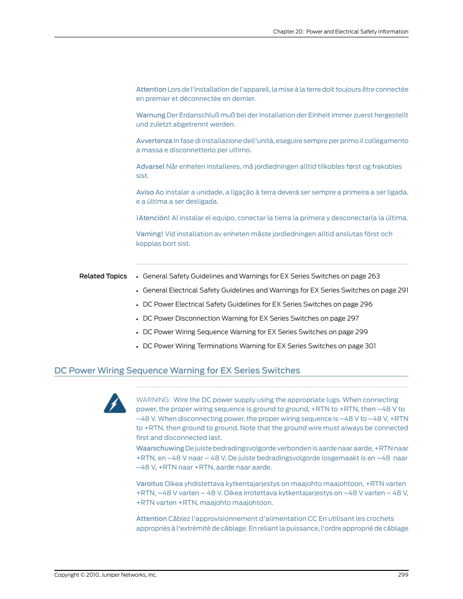 Juniper Networks EX8208 User Manual | Page 325 / 338