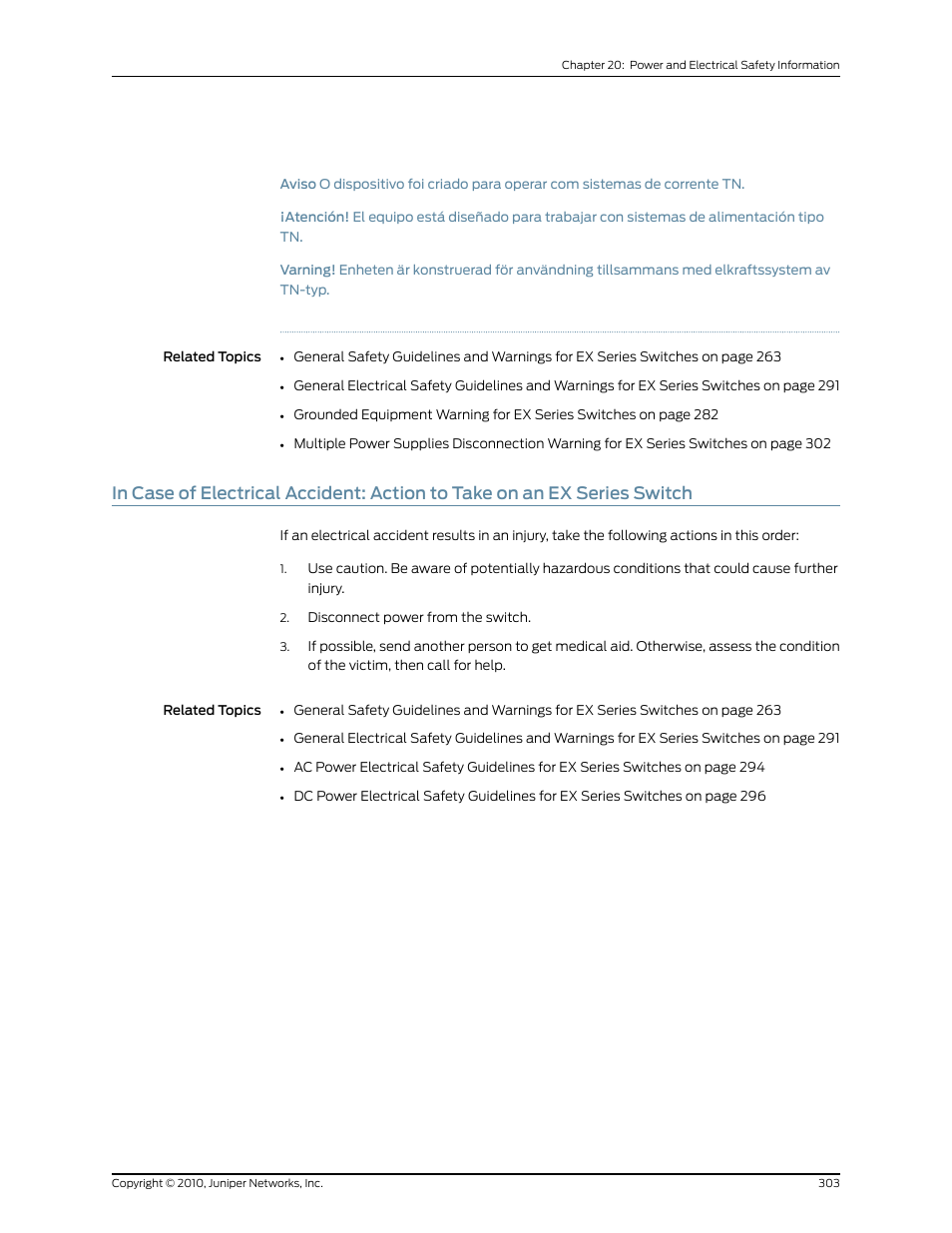 Juniper Networks EX8208 User Manual | Page 329 / 338
