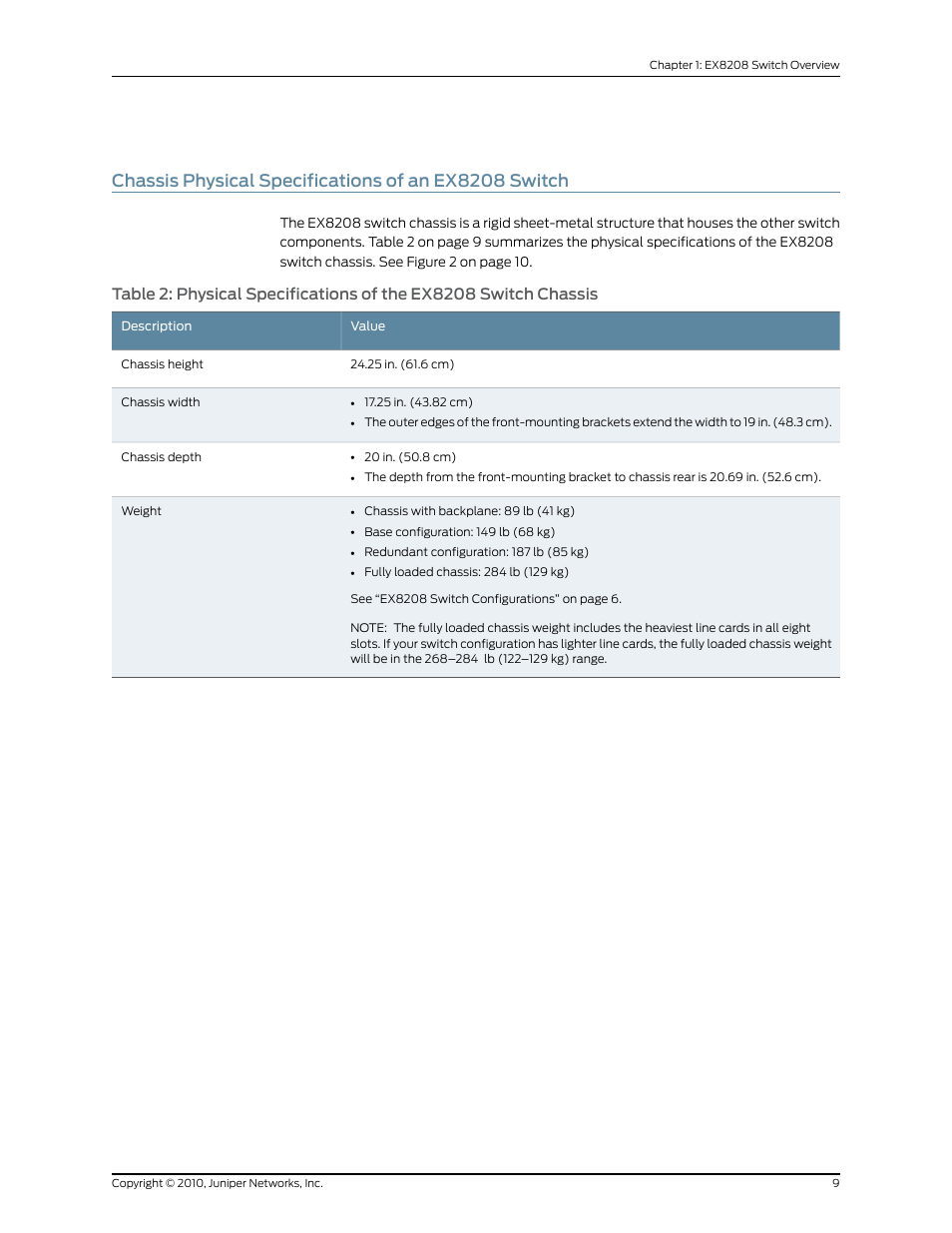 Juniper Networks EX8208 User Manual | Page 35 / 338