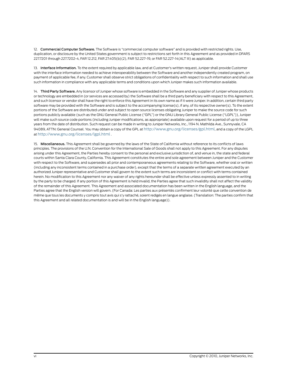 Juniper Networks EX8208 User Manual | Page 6 / 338