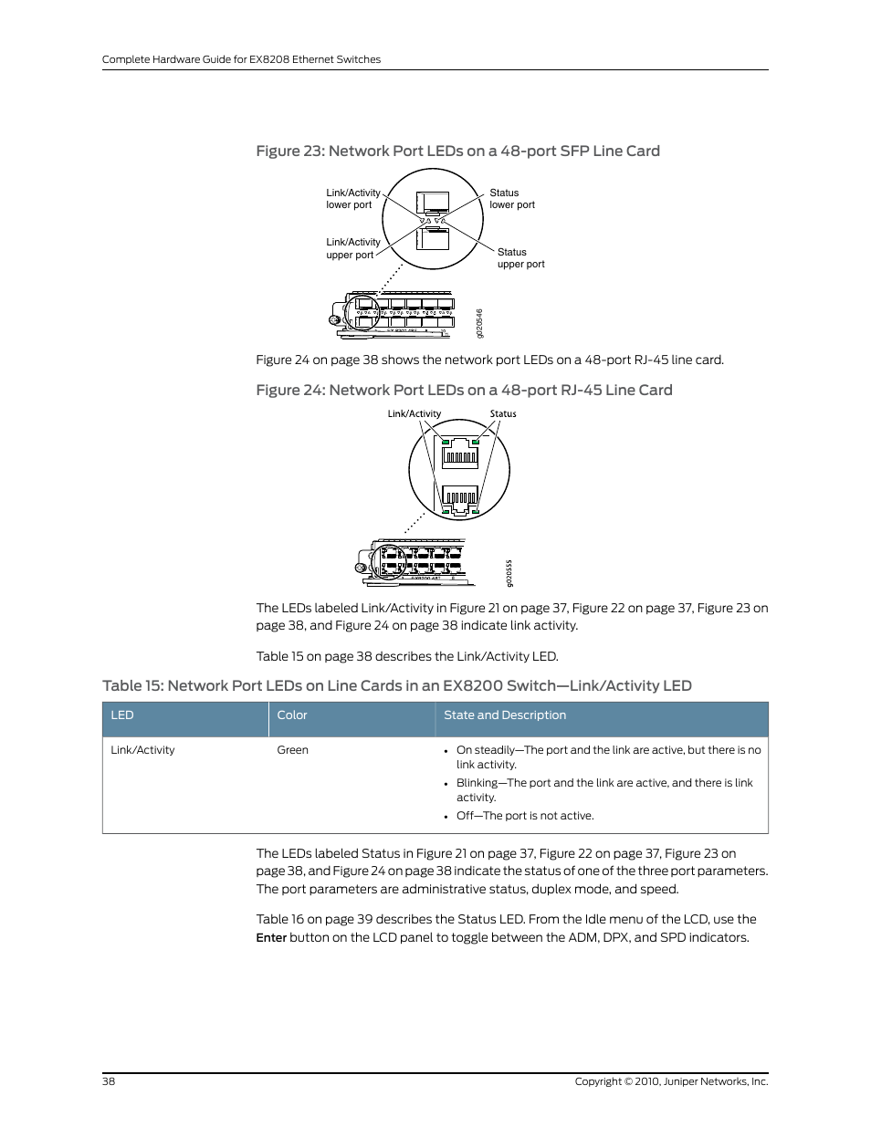 Juniper Networks EX8208 User Manual | Page 64 / 338