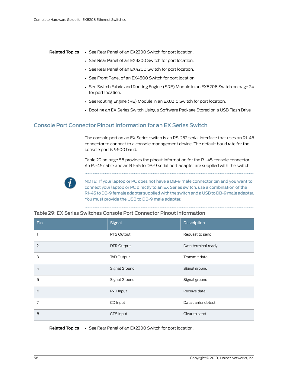 Juniper Networks EX8208 User Manual | Page 84 / 338
