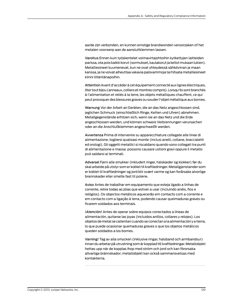 Juniper Networks SRX 210 User Manual | Page 145 / 176