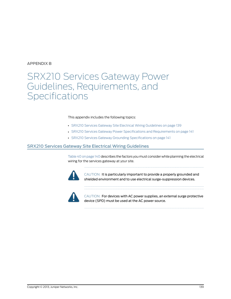 Appendix b | Juniper Networks SRX 210 User Manual | Page 155 / 176