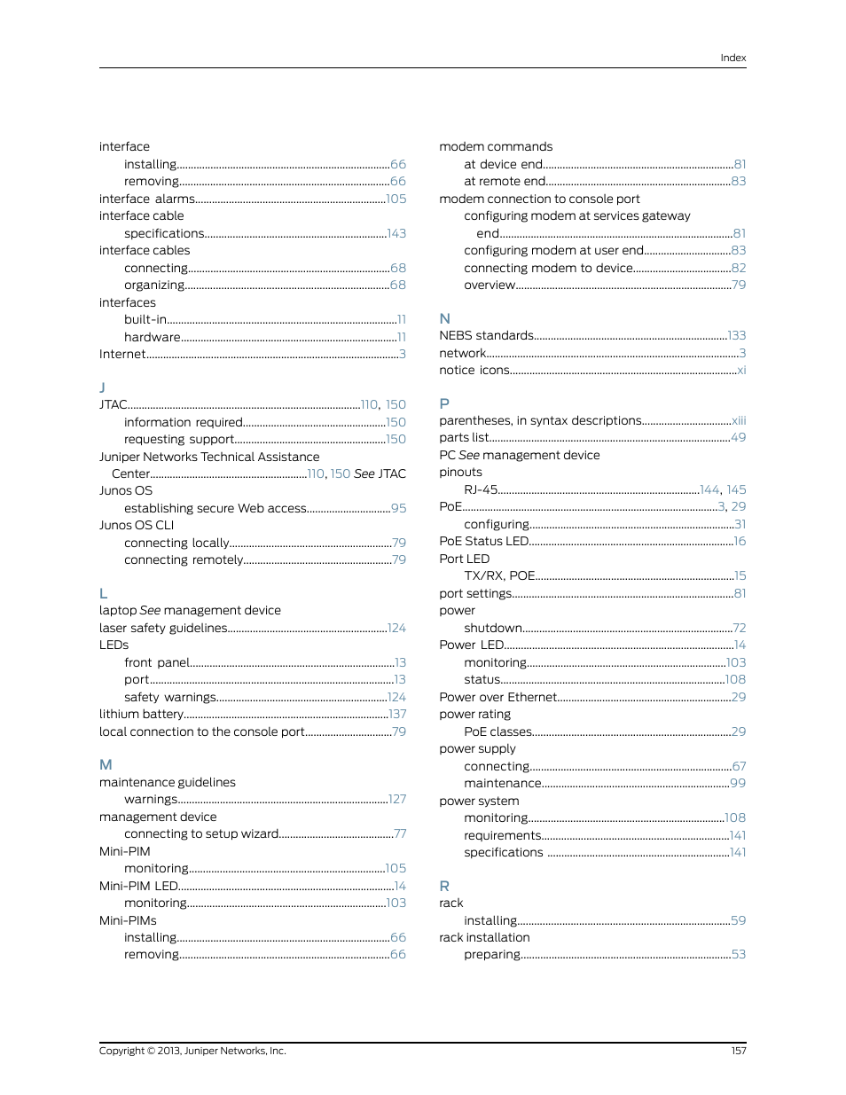 Juniper Networks SRX 210 User Manual | Page 173 / 176