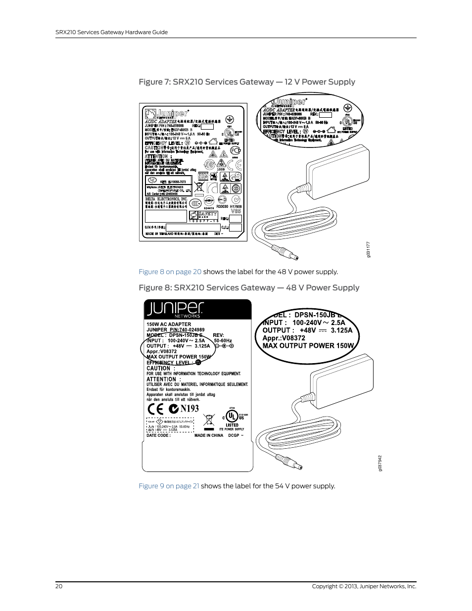 Juniper Networks SRX 210 User Manual | Page 36 / 176