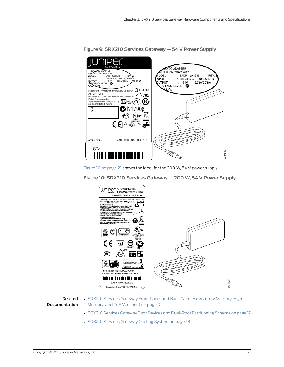 Juniper Networks SRX 210 User Manual | Page 37 / 176