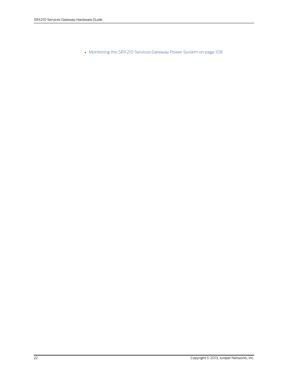Juniper Networks SRX 210 User Manual | Page 38 / 176