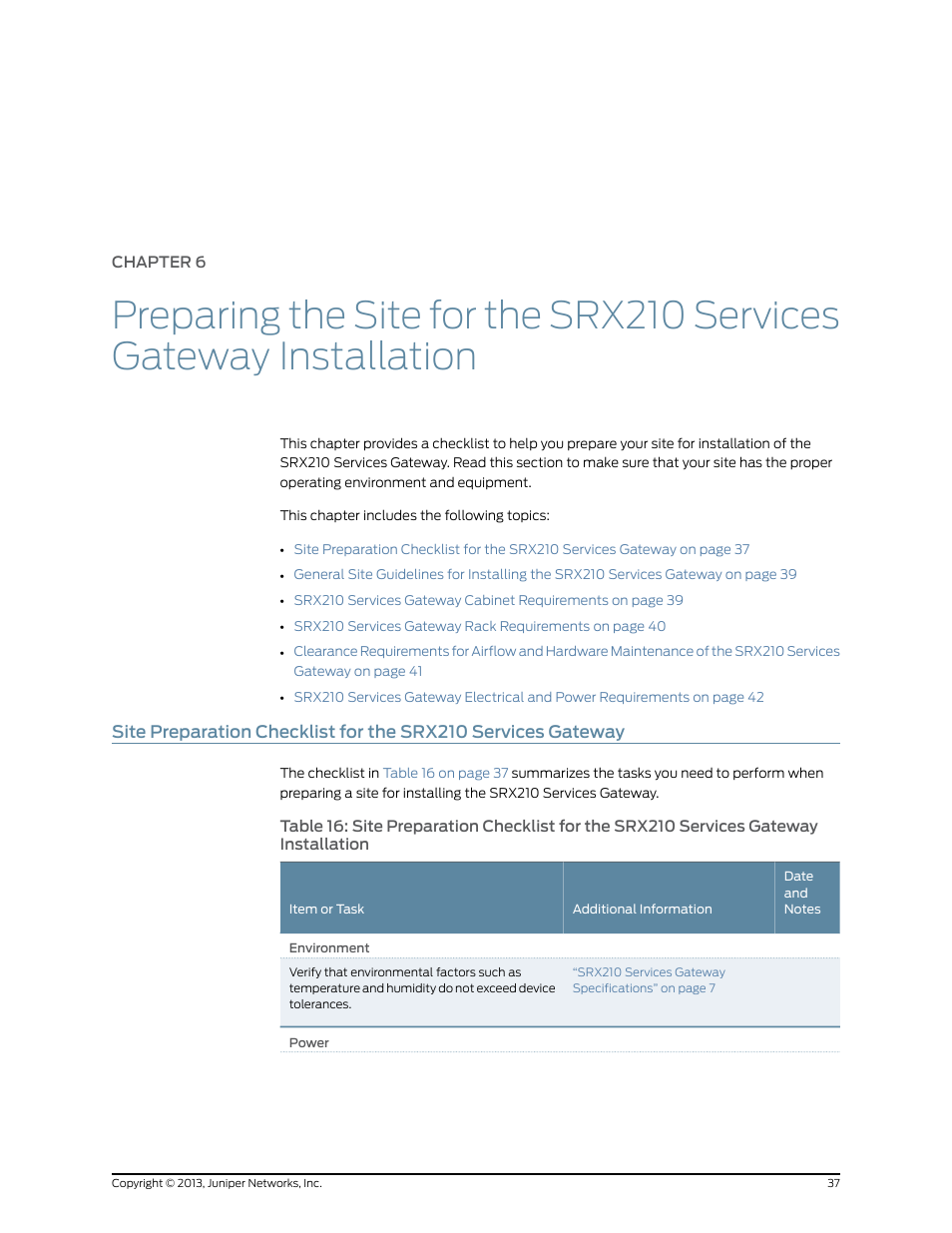 Chapter 6 | Juniper Networks SRX 210 User Manual | Page 53 / 176