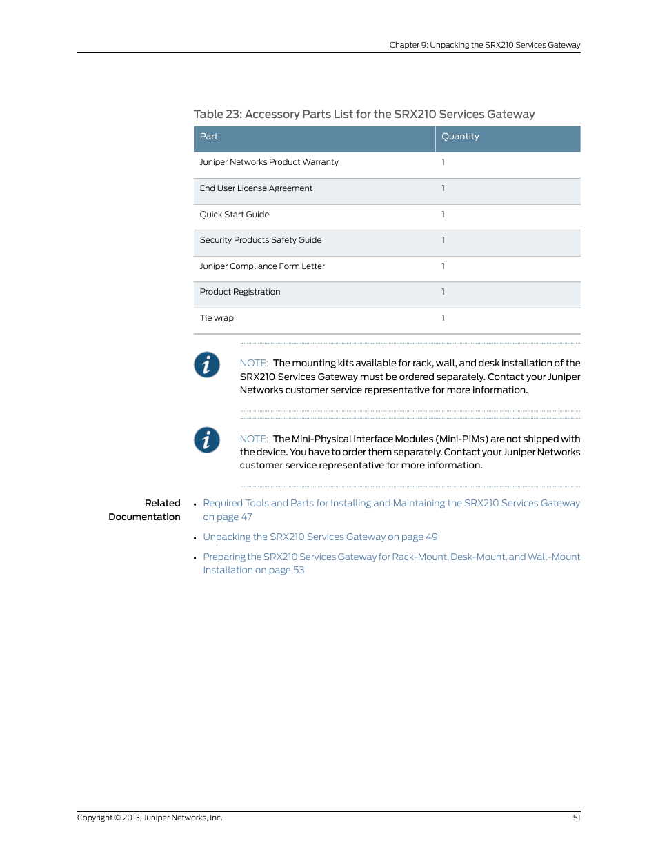 Juniper Networks SRX 210 User Manual | Page 67 / 176