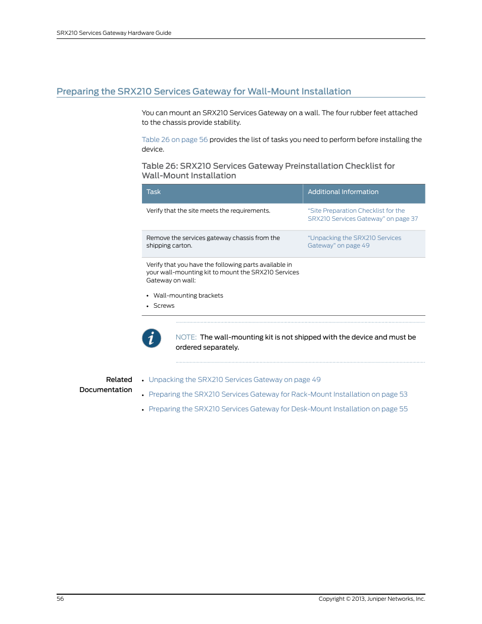 Juniper Networks SRX 210 User Manual | Page 72 / 176