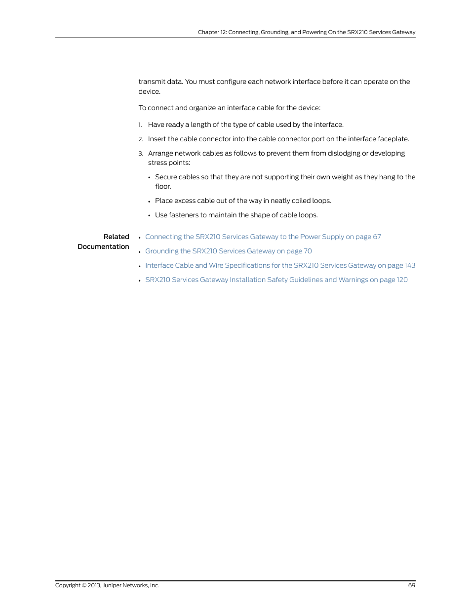 Juniper Networks SRX 210 User Manual | Page 85 / 176