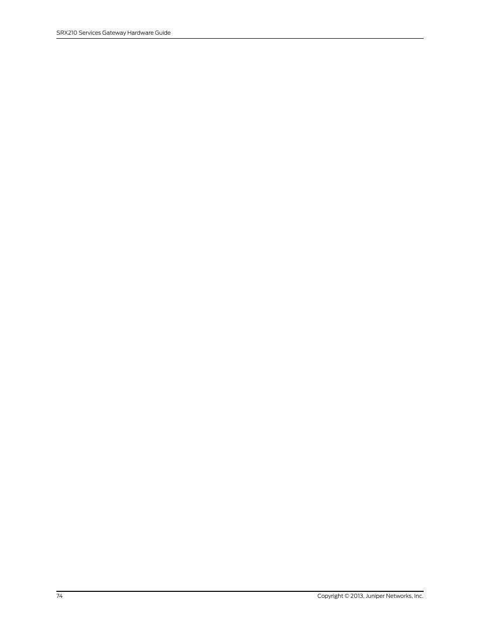 Juniper Networks SRX 210 User Manual | Page 90 / 176