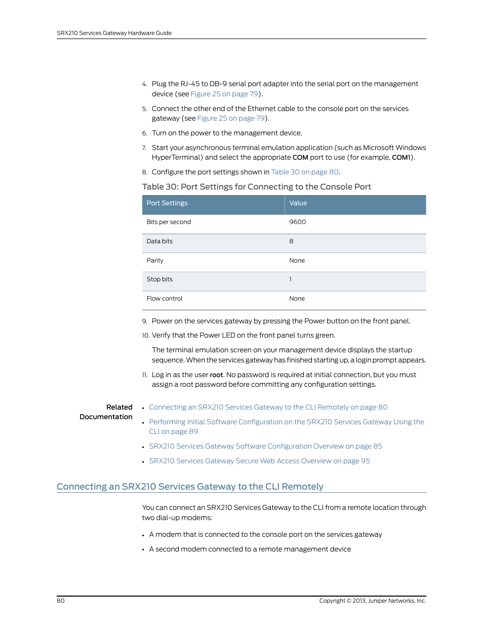 Juniper Networks SRX 210 User Manual | Page 96 / 176
