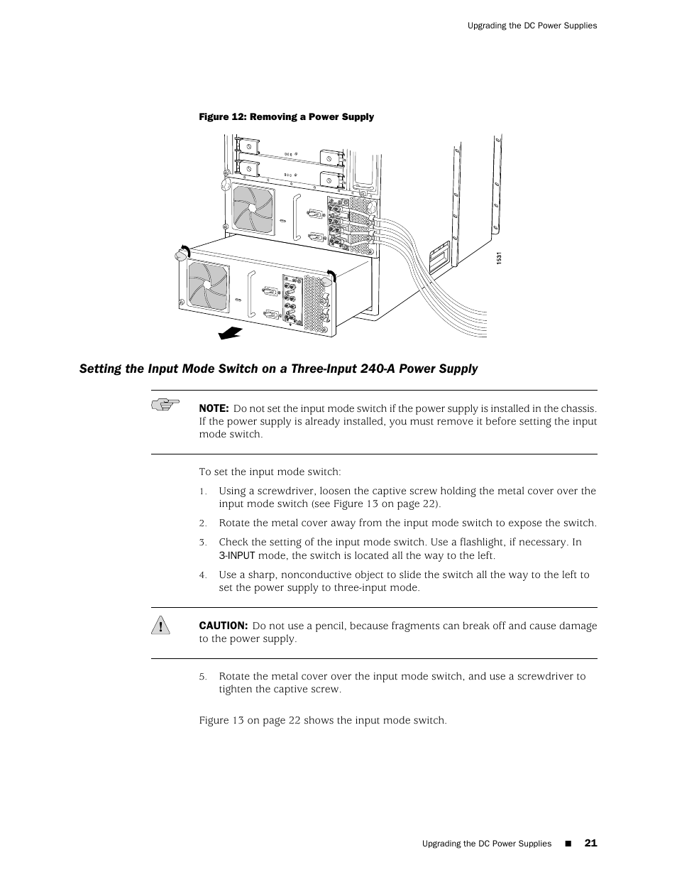 Supply | Juniper Networks T1600 User Manual | Page 21 / 56