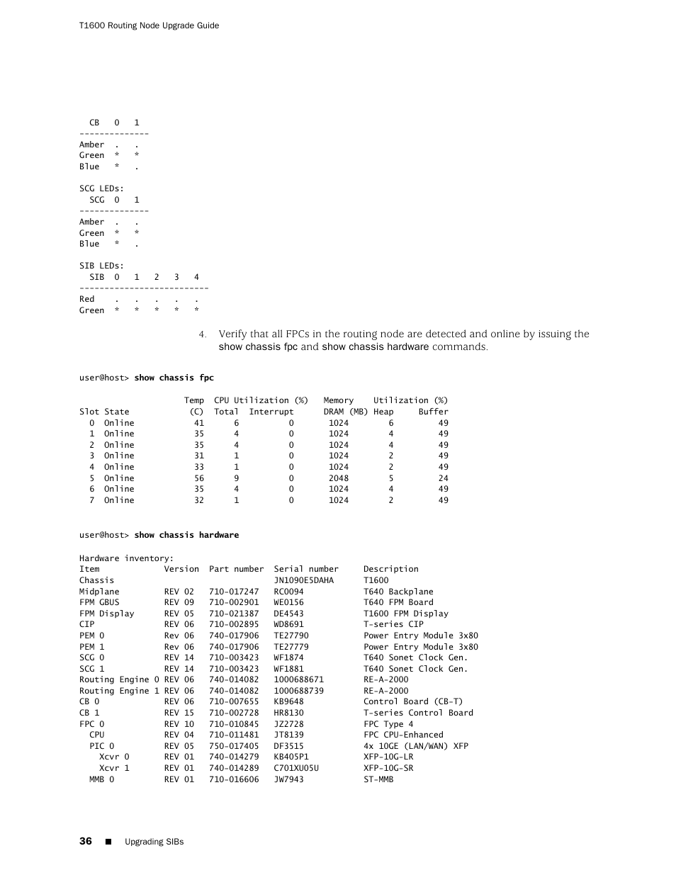 Juniper Networks T1600 User Manual | Page 36 / 56