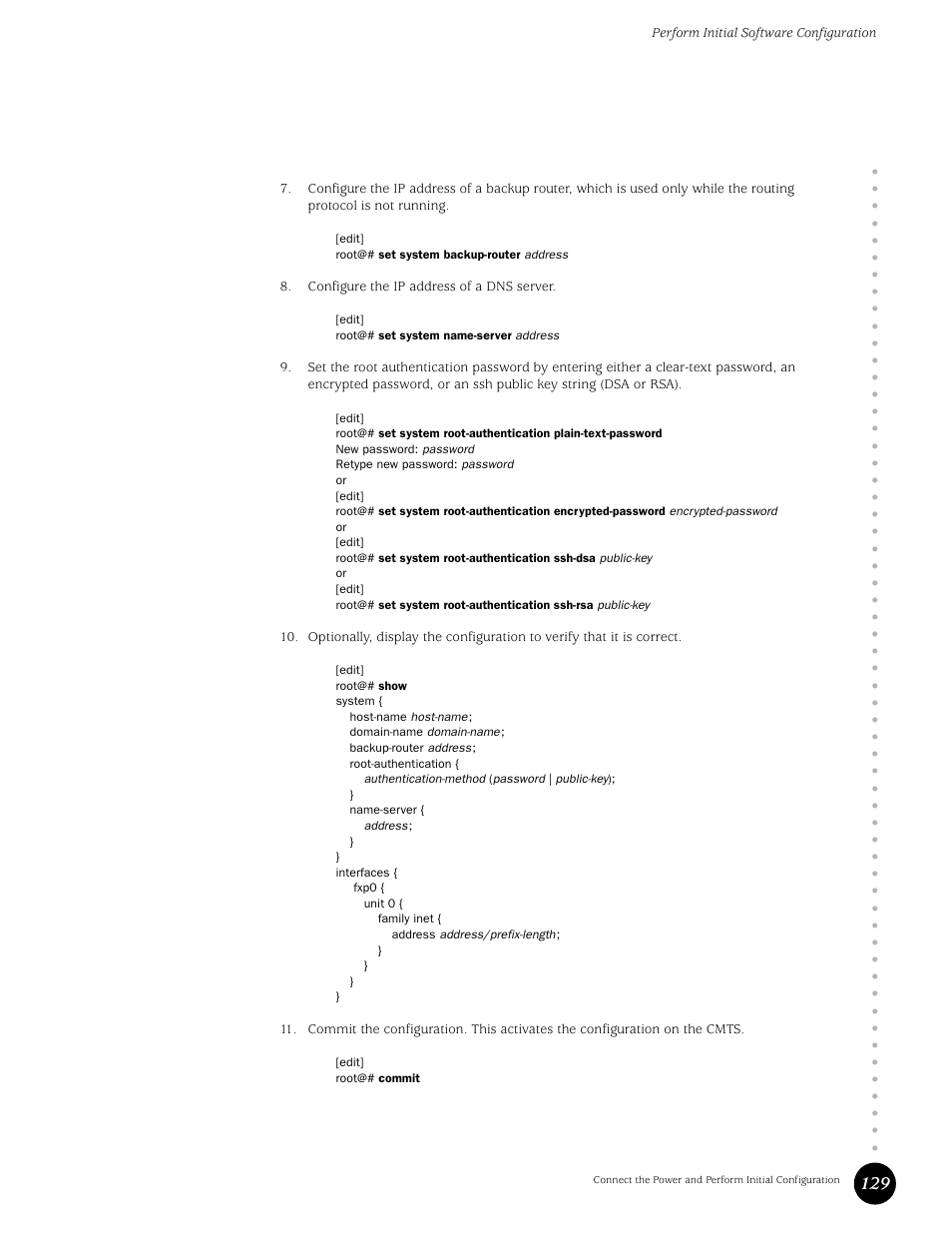 Juniper Networks G10 CMTS User Manual | Page 145 / 210