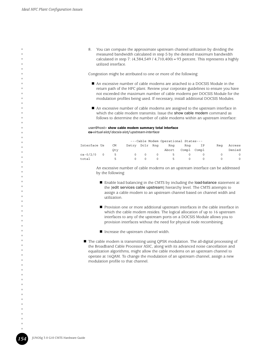 Juniper Networks G10 CMTS User Manual | Page 170 / 210