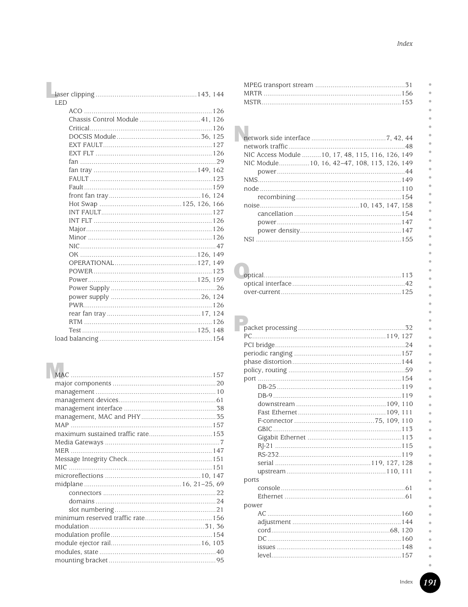 Juniper Networks G10 CMTS User Manual | Page 207 / 210