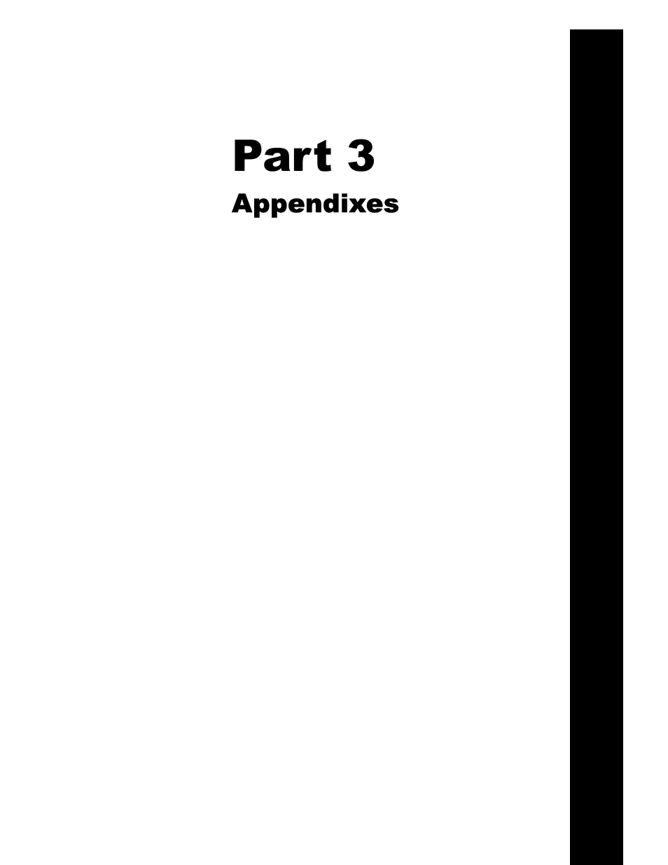 Appendixes, Part 3. appendixes, Part 3 | Juniper Networks E-Series User Manual | Page 203 / 242