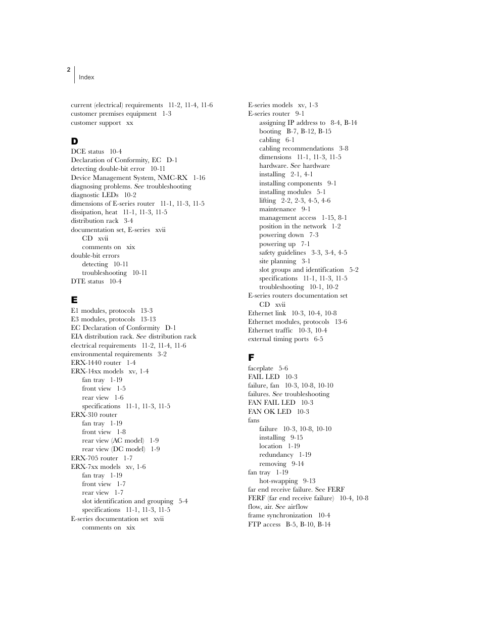 Juniper Networks E-Series User Manual | Page 238 / 242