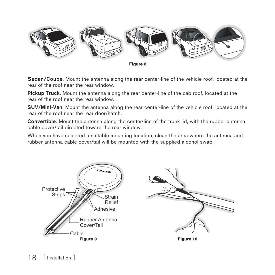 Sirius Satellite Radio Satellite Radio Plug-n-Play AM/FM SV3 User Manual | Page 18 / 64