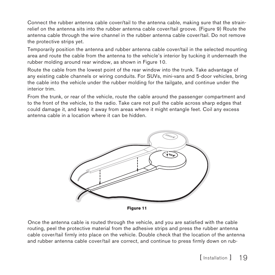 Sirius Satellite Radio Satellite Radio Plug-n-Play AM/FM SV3 User Manual | Page 19 / 64